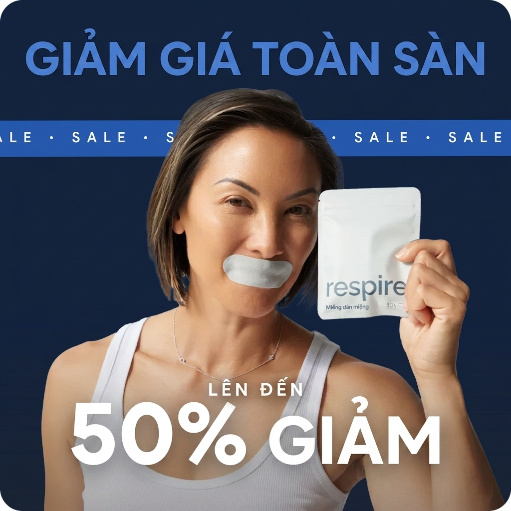 Miếng dán hỗ trợ hô hấp khi ngủ (COD)