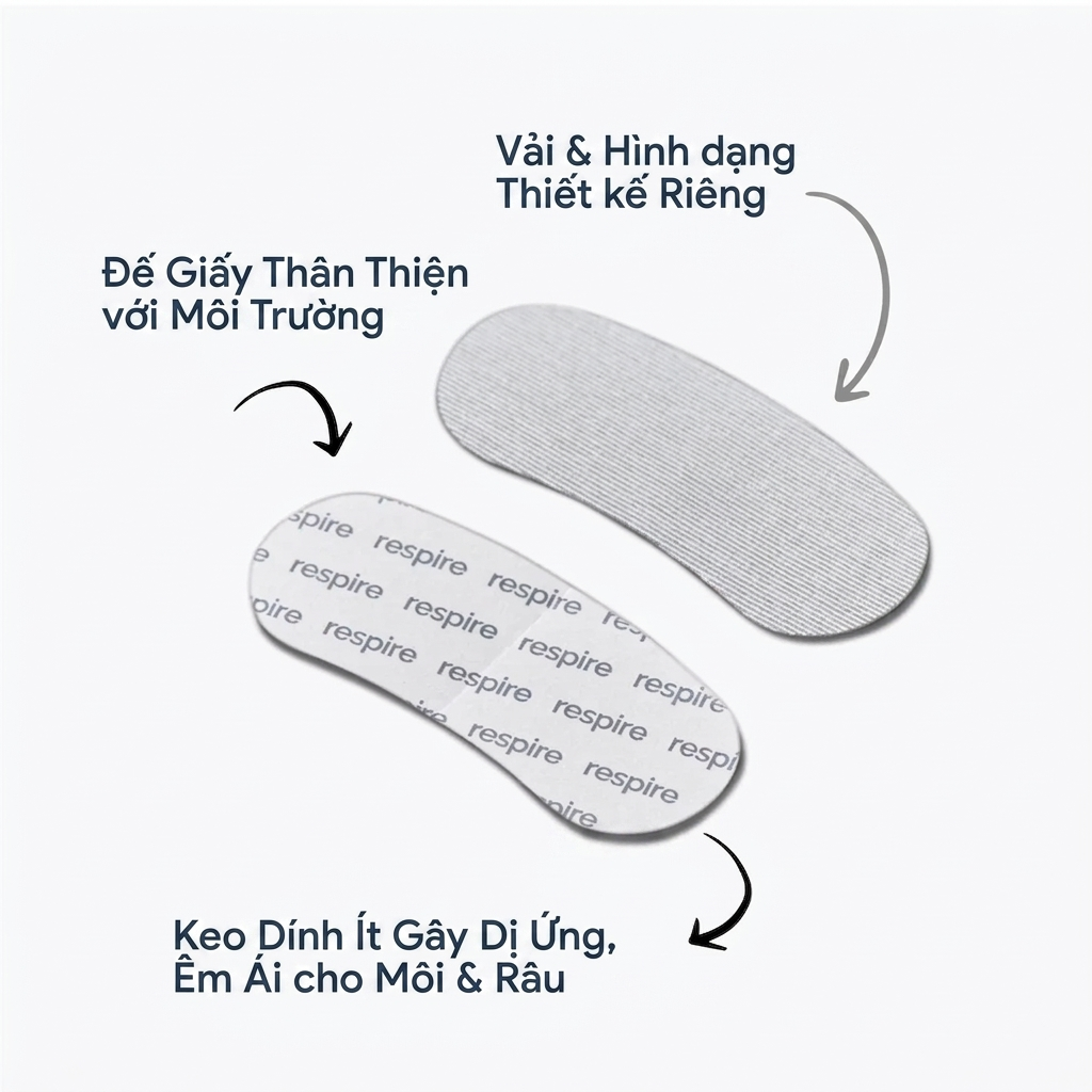 Miếng dán hỗ trợ hô hấp khi ngủ (COD)