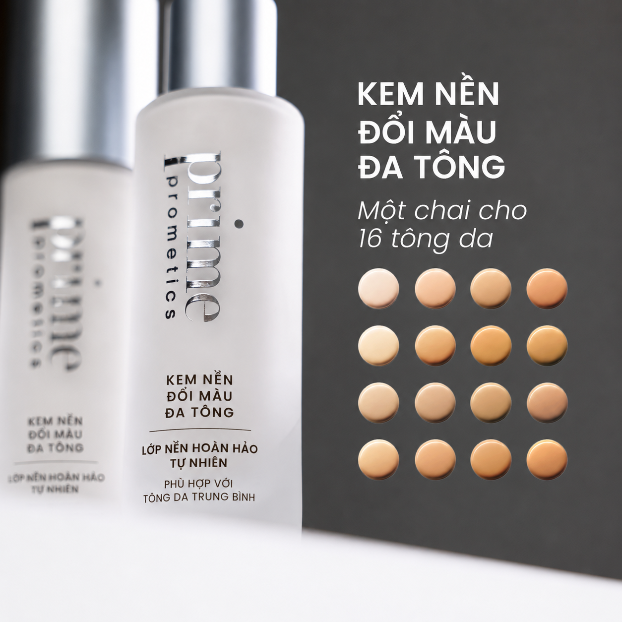 Kem nền đổi màu