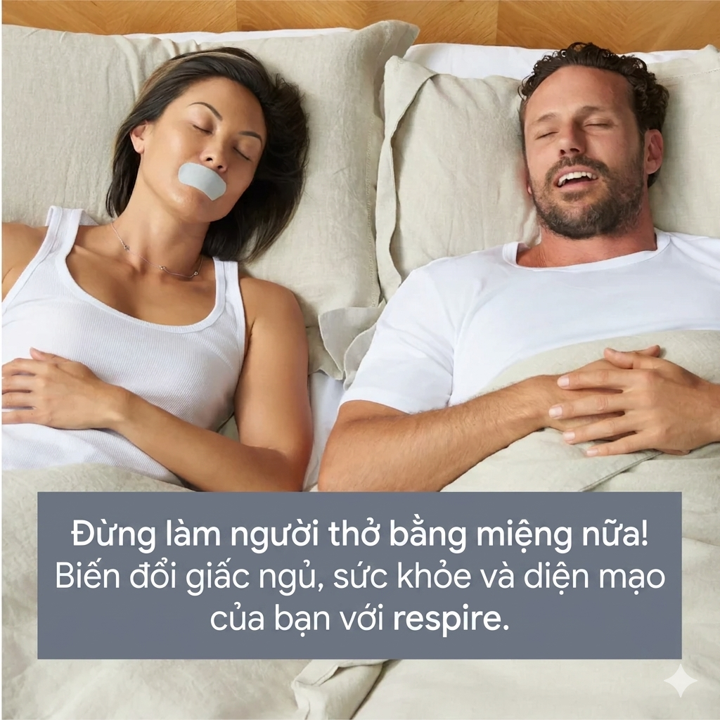 Miếng dán hỗ trợ hô hấp khi ngủ (COD)