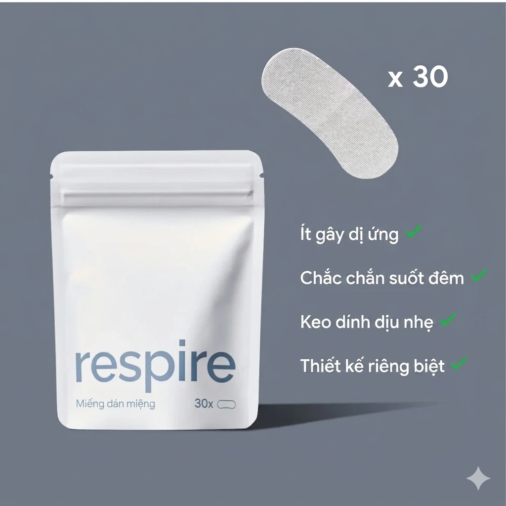 Miếng dán hỗ trợ hô hấp khi ngủ (COD)